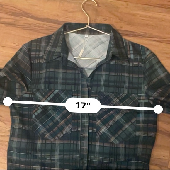 Modesees Plaid Button-Front Shirt Dress NWT - Picture 9 of 10